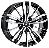 Fondmetall TPG1 7x16 5x108 ET 47 Dia 75 (Black Polished)